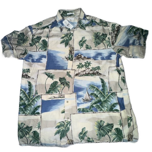 Pierre Cardin Other - Pierre Cardin Hawaii button up men’s size XL tall NWT